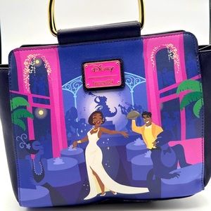 NWT Disney Loungefly Princess Tiana Purse- front and back!